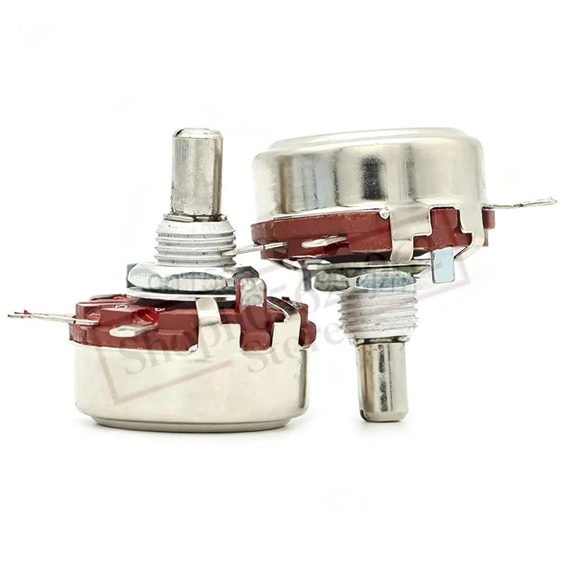 WTH(118)-1A 2W Rotary Carbon Film Potentiometer New Authentic VR Adjustable Resistance 1K 2.2K 4.7K 10K 22K 47K 100K 470K 1M Ohm