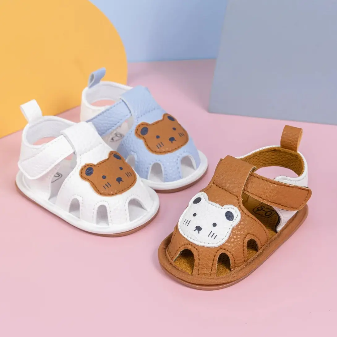 

Сандалии KIDSUN детские из экокожи, босоножки на резиновой подошве, Нескользящие, обувь для начинающих ходить, лето