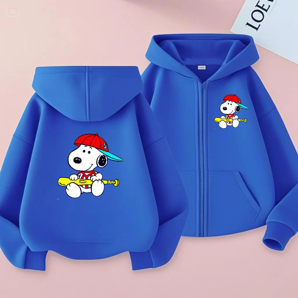 

Cute animated printed children's sports jacket, zipper coat and sweatshirt, suitable for boys and girls aged 3 to 13