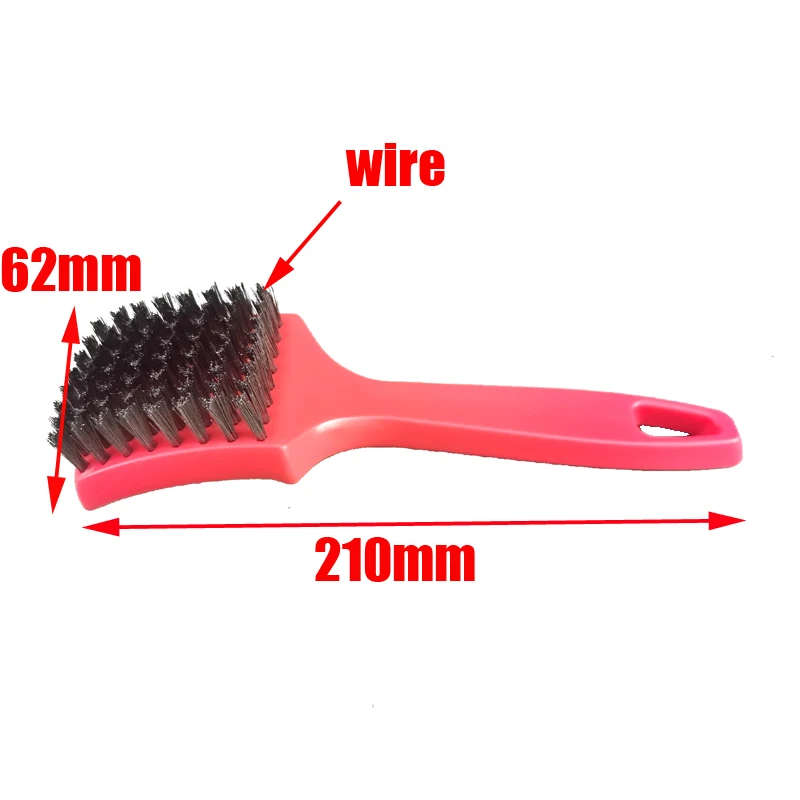 แปรงลวดเหล็กสําหรับซ่อมยางบดด้ามจับตามหลักสรีรศาสตร์การก่อสร้างประสิทธิภาพสูงโลหะหลายสถานการณ์