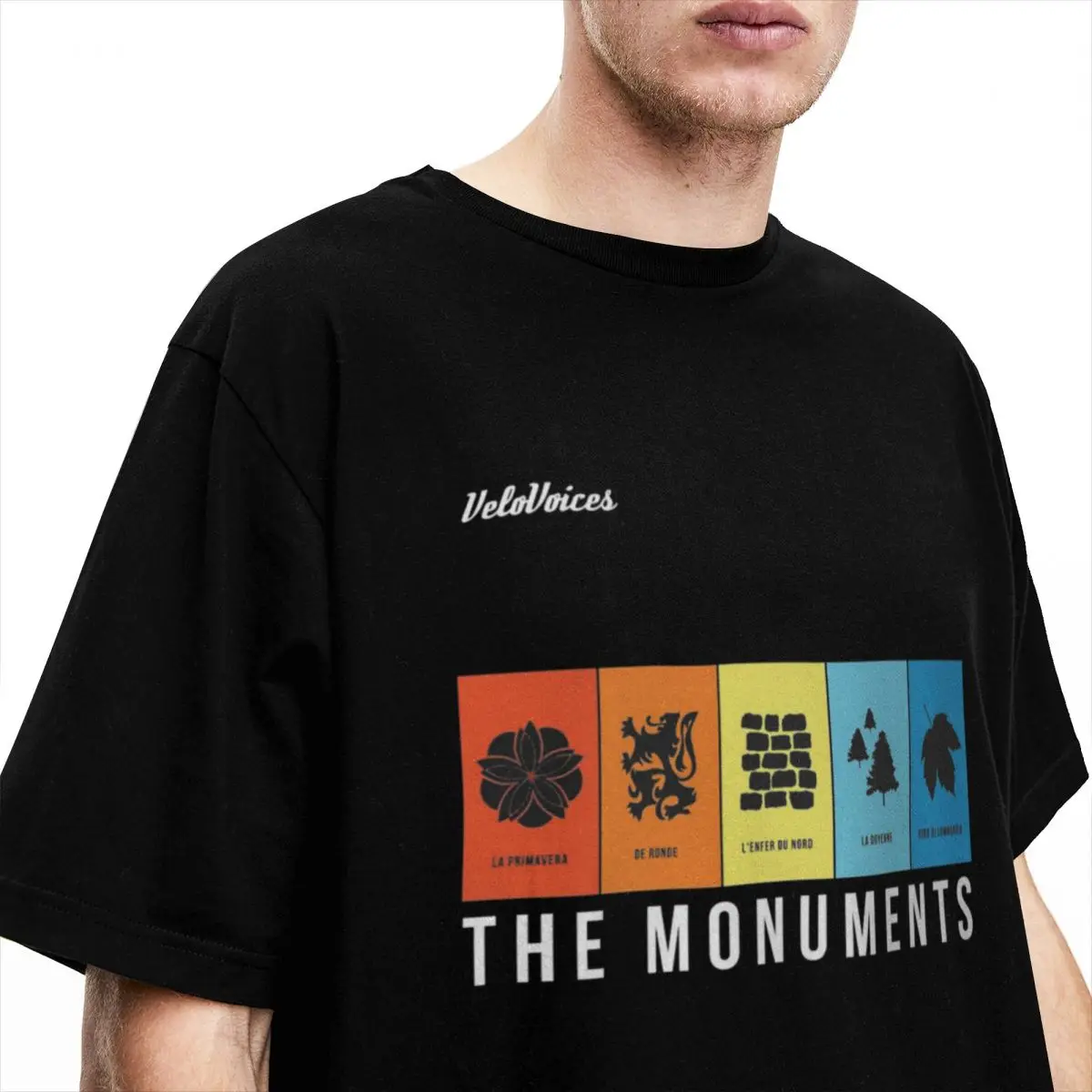 Tour Of Flanders Cycling The Monuments T Shirt Merch for Men Women Pure Cotton Casual O Neck Tee Shirt Short Sleeve Tops Summer