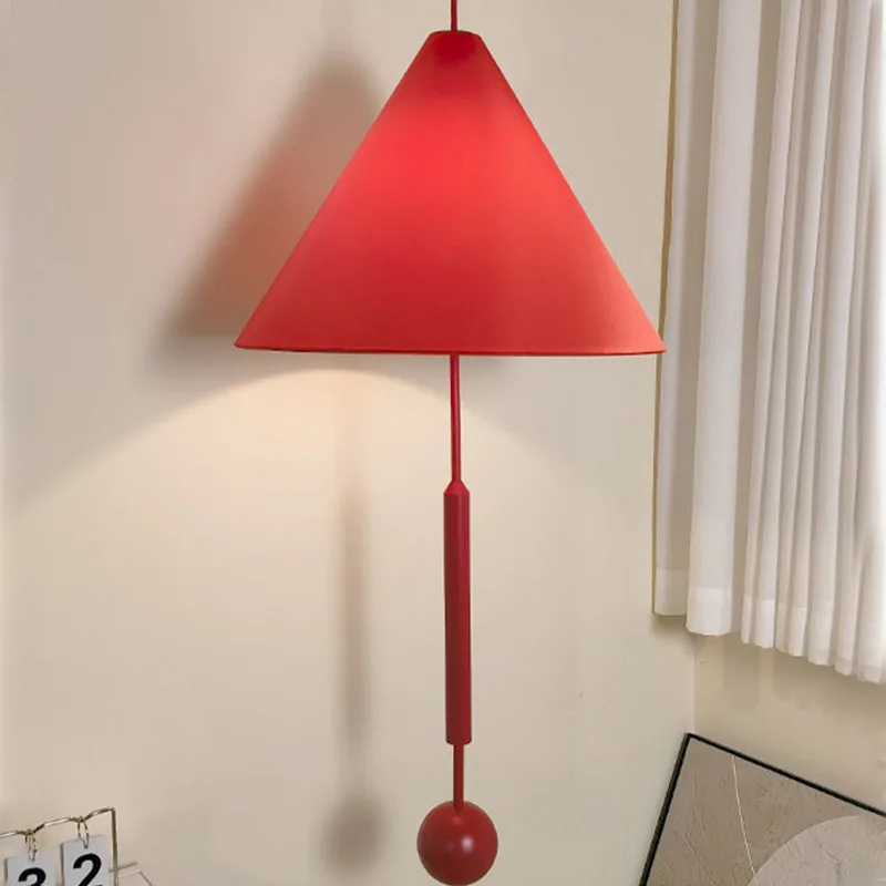 

Umbrella chandelier Nordic designer restaurant bar head creative art children's room bedside lamp