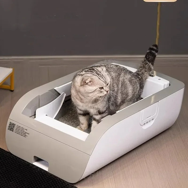 

Умный автоматический кошачий лоток, коврик для виллы, японский совок, скребок, корзина для кормления, большой кошачий туалет, чистка, Arenero, мебель для домашних животных
