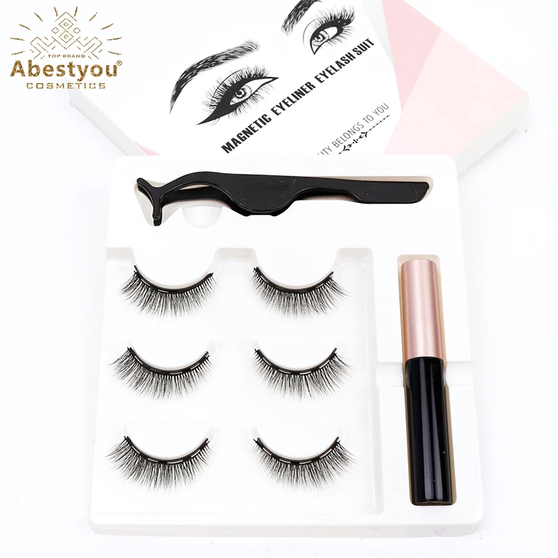 Abestyou Beauty Tools liefert 8 Paare 15mm 3d wispy natürlichen geflügelten Nerz falsche Lifting Wimpern Großhandel Make-up pulpmiddelen