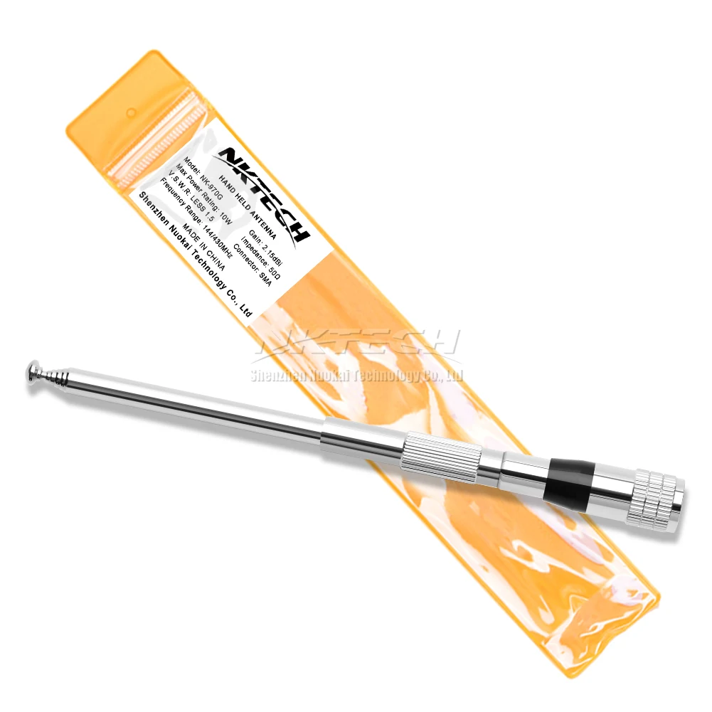 NKTECH SMA-Male Antenna Dual Band For TYT MD-380 MD-390 GPS MD-UV380 MD-UV390 TH-UV8000D TH-UV3R UV8000E Retevis RT82 RT3 GT-77S