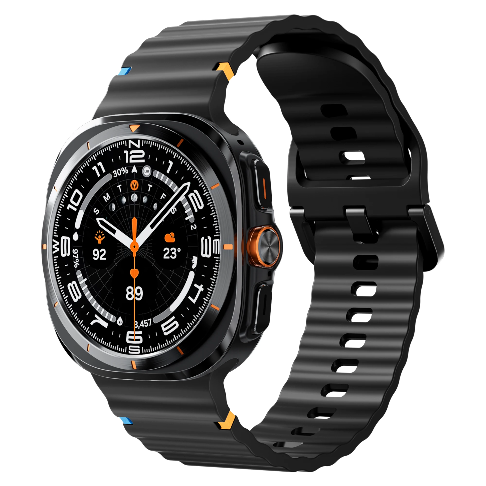 Original Strap for Samsung Galaxy Watch ultra strap 47mm Silicone Bracelet Galaxy Watch 5 pro/4/6 Classic/7 44mm 40mm 43 46 band