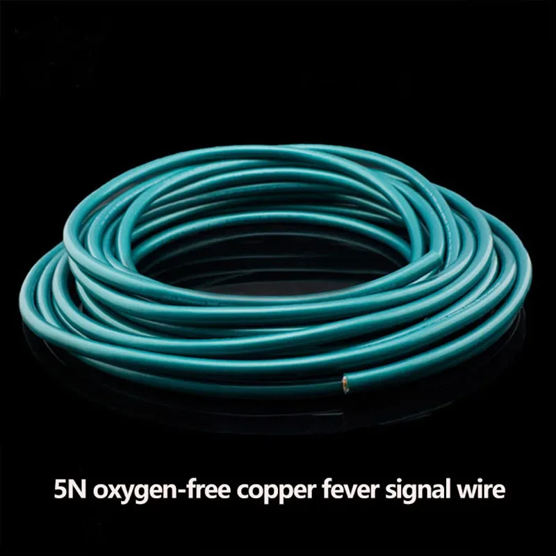 

5N single crystal copper silver plated signal cable HiFi audio cable two core shielding layer bulk cable