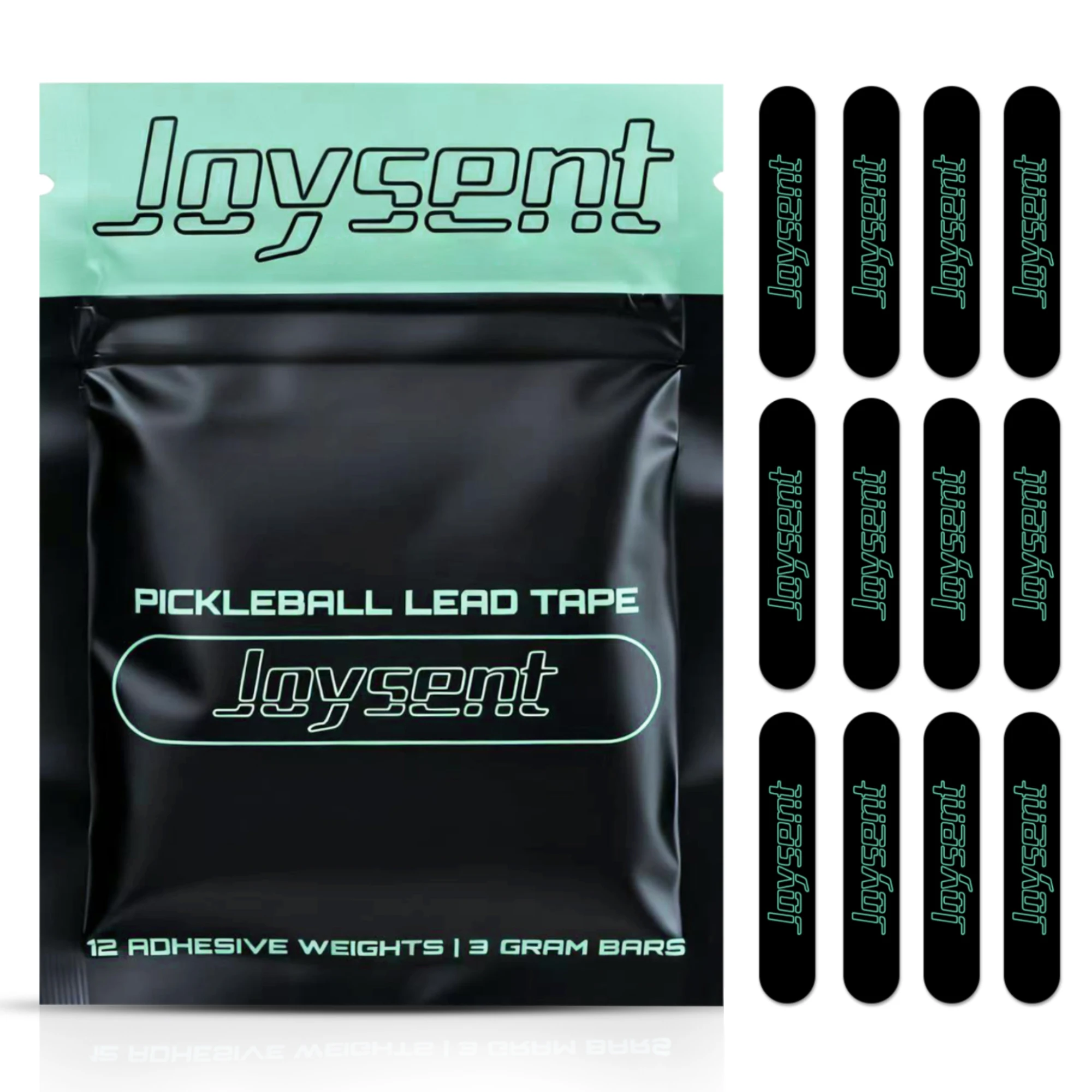 Joysent Pickleball Lead Tape 12Pack Add Power&Control To Paddle Super High Adhesive Lead Tape Pickleball Paddle Accessories