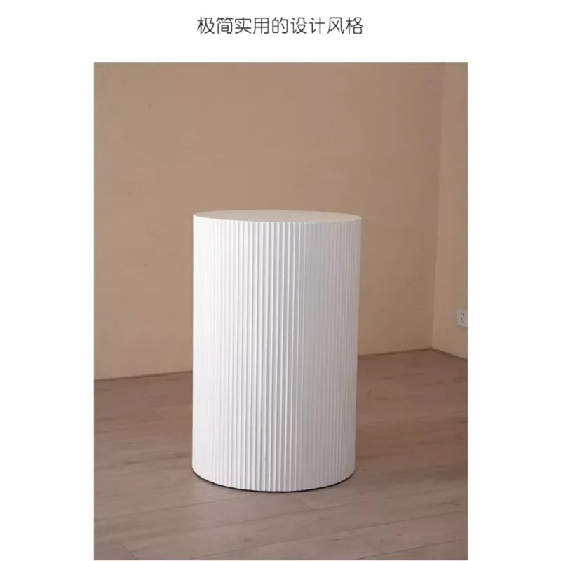 Cylinder Product Display Table Exhibition Round Decoration Table Window Display Shelf Display Stand Flow Table D4