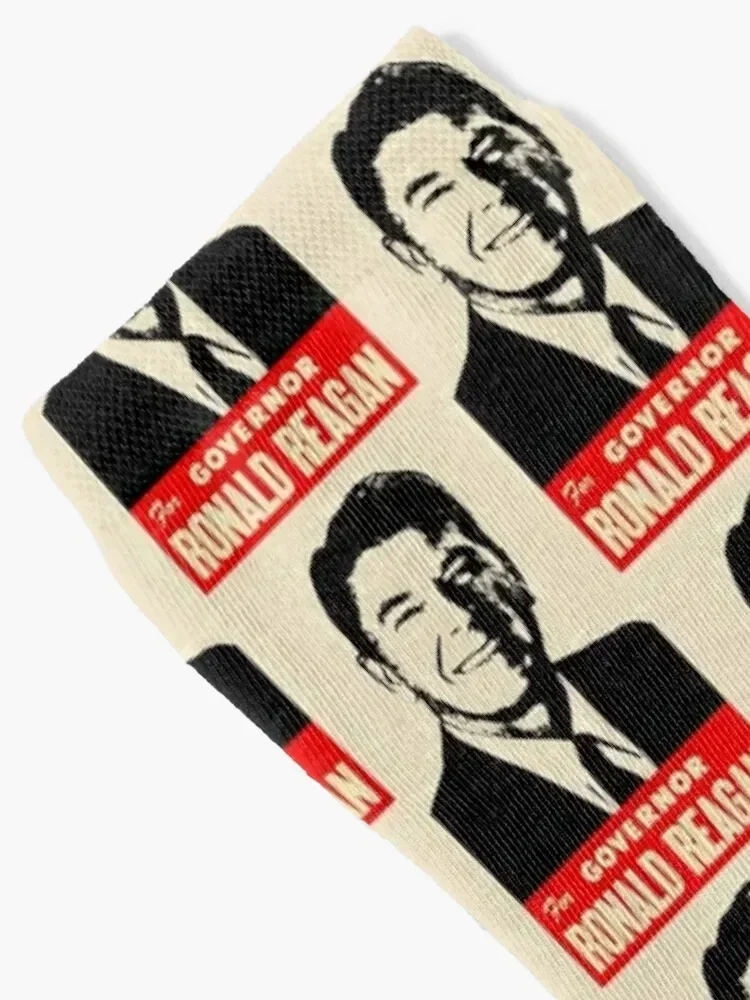 Reagan For Governor Socks Thermal man winter loose Socks Female Men's