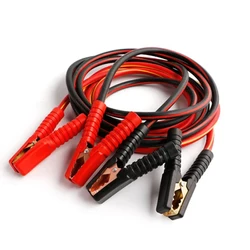 Car Emergency Fire Line Crocodile Clip 3 Meters With Lights On The Train Battery Line 2000A Car Battery Clip