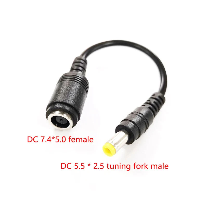 

Laptop Charger Connect Cord for HP Dell Notebook Adapter DC 7.4x5.0mm Female to 5.5x2.5mm Power Adapter Converter Cable
