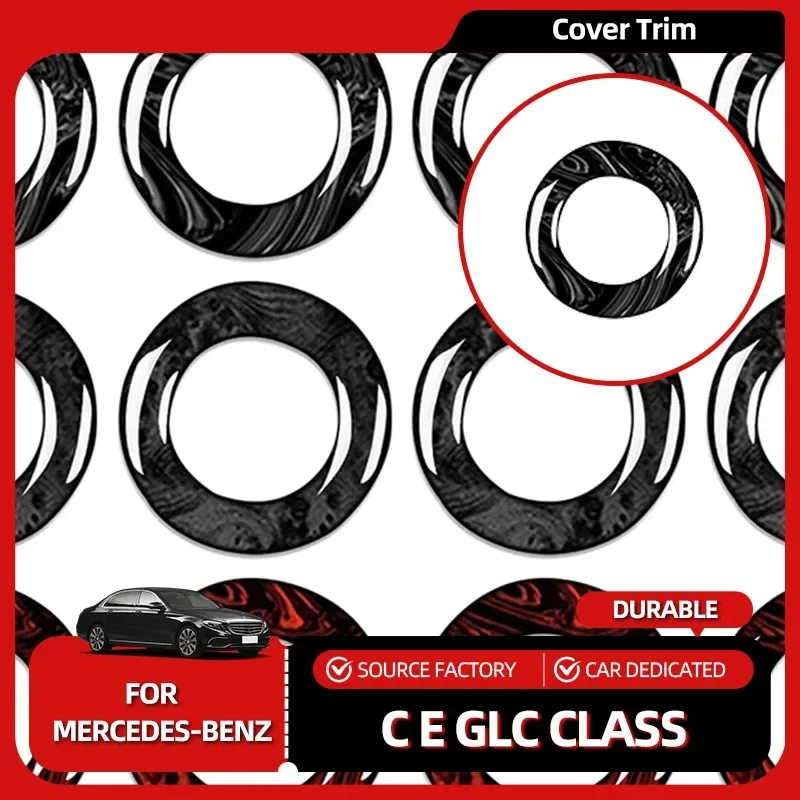 

Лидер продаж, молдинги для внутренней двери автомобиля, 4 шт., накладка на дверной замок для Mercedes Benz C E GLC Class W205 W212 X253 2015-2021