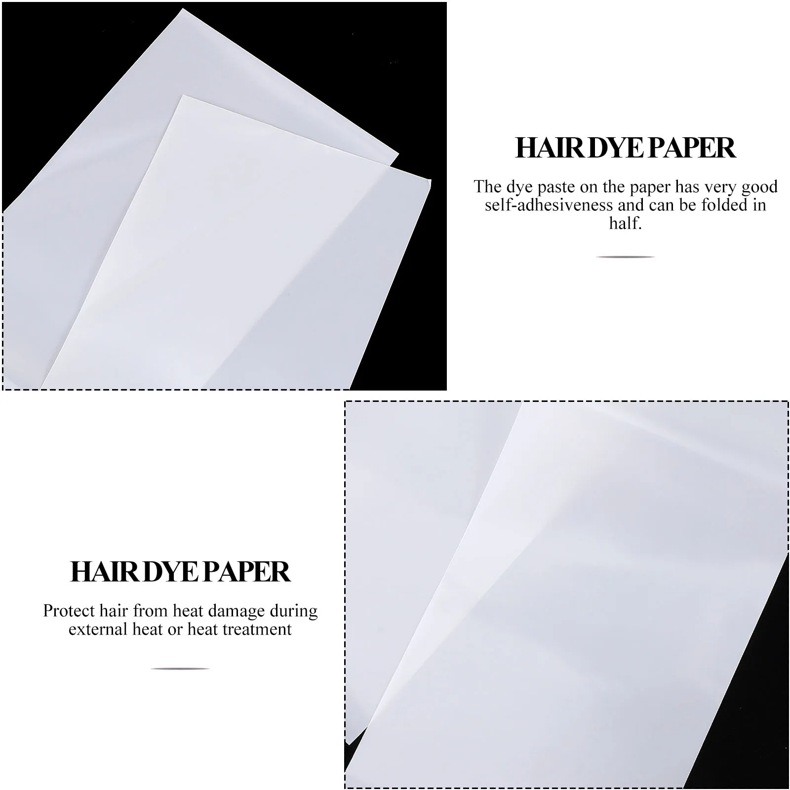 

100-листовая бумага для окрашивания волос, профессиональная прозрачная сетка для улучшения насыщения цветов, бумага для краски для волос, использование в салоне