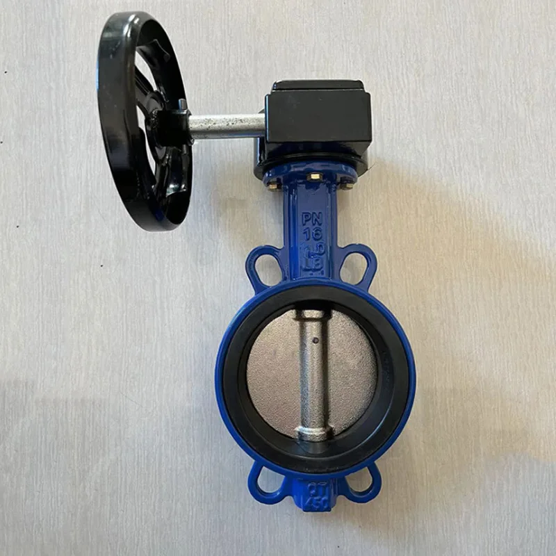 Ductile iron pair turbine butterfly valve d371x-16q soft seal fire American standard valve