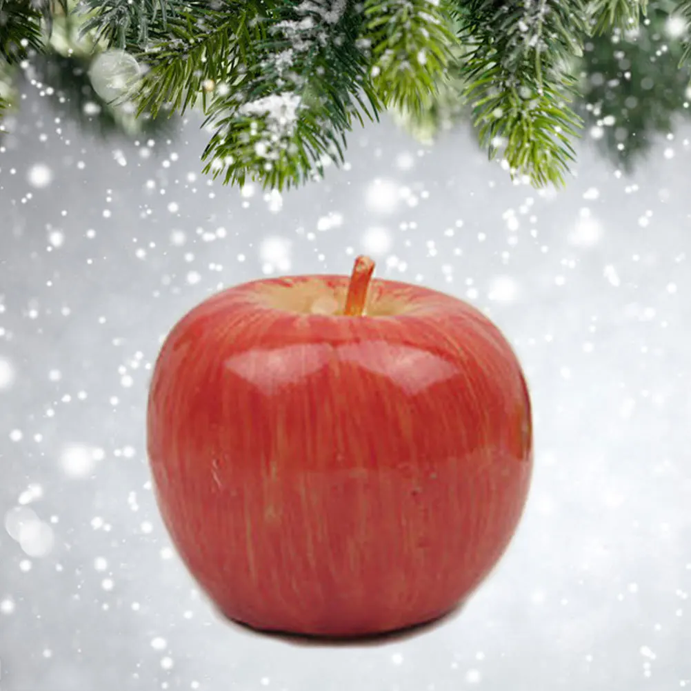 

Creative Apple Realistic Simulation Design Festive Atmosphere Romantic Decor for Christmas Wedding Party Unique