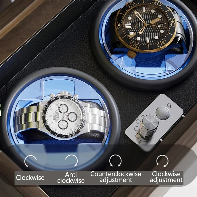 For Rols High End Automatic Watch Winder Mechanical Watch Rotation Placer Antimagnetic Household Watch Storage Box Watches New