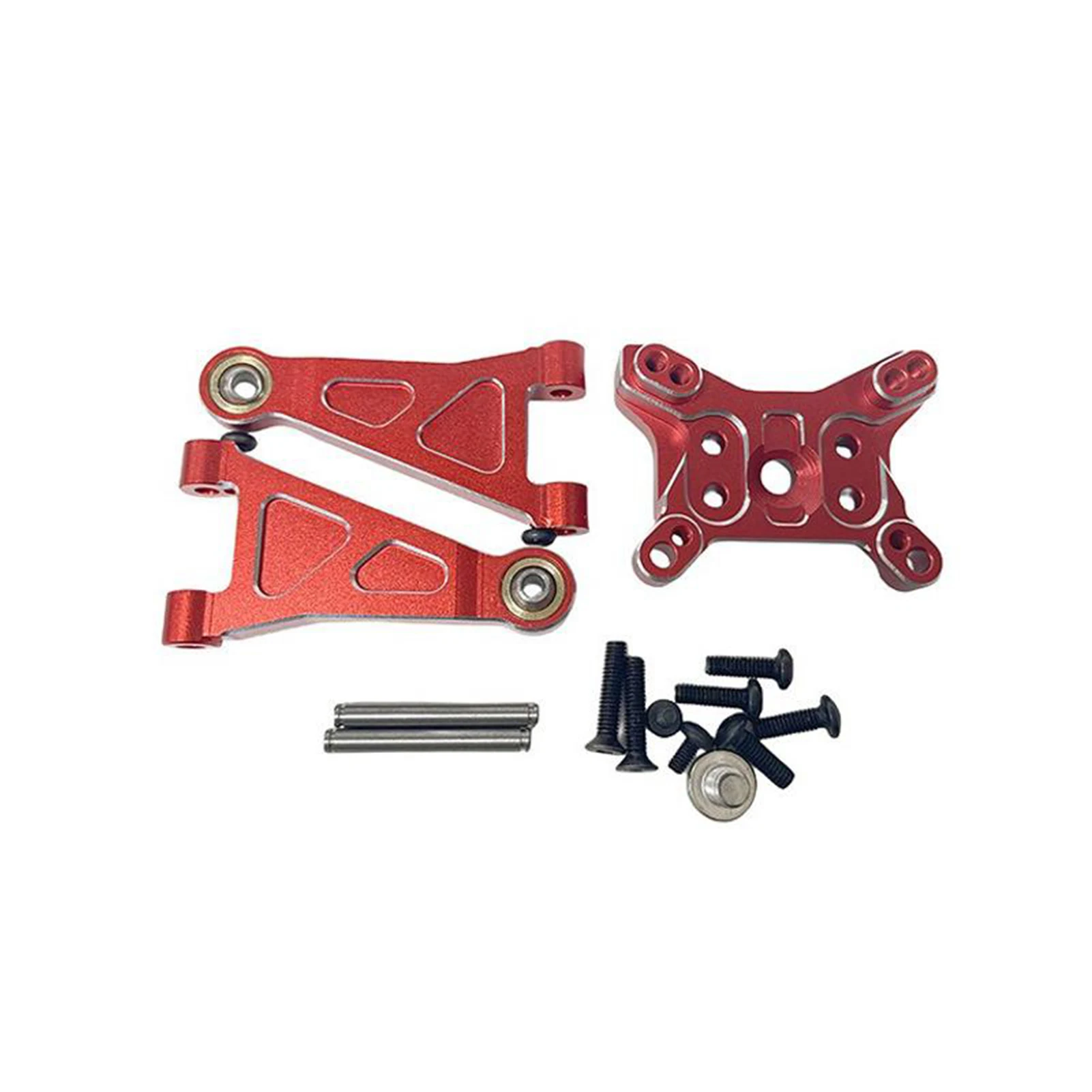 Juego de brazo oscilante superior e inferior con copa de dirección de Metal, soporte de torre de choque para MJX Hyper Go 14301 14302 14303 1/14 RC, piezas de mejora de coche