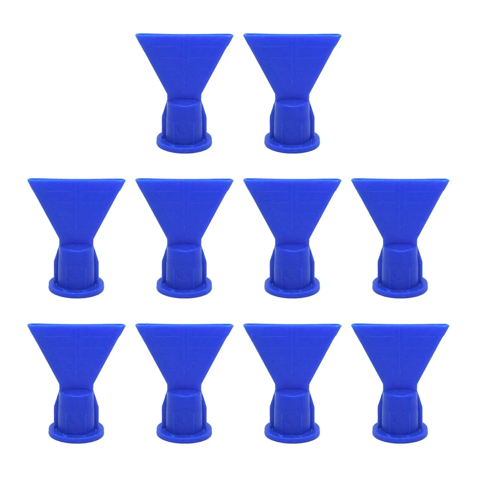 Set of 10 Shape Cone Nozzle Spray Tip Plastic Replacement Accessory Tool