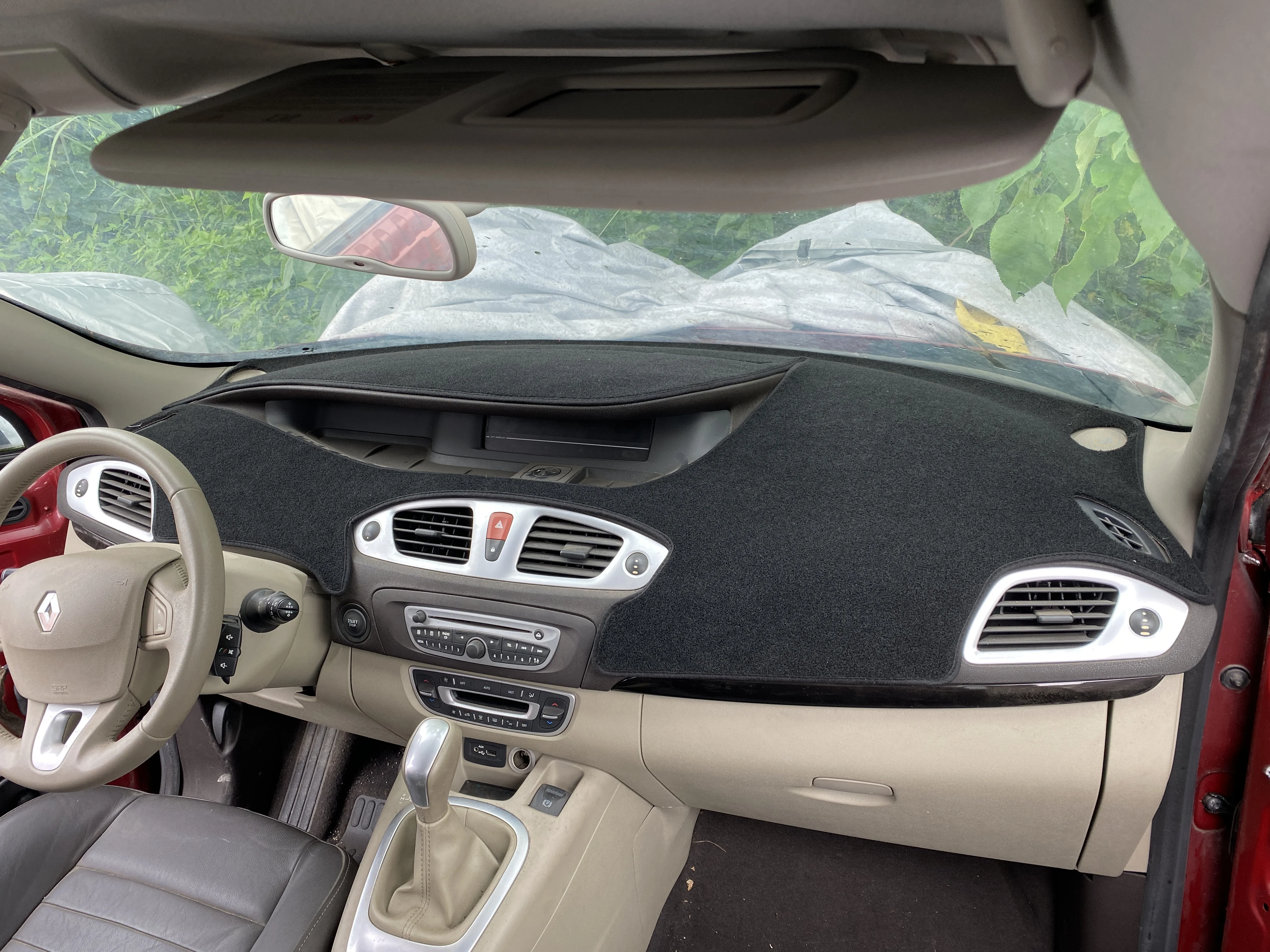 For Renault Scenic 2011-2013 Dashboard Cover Carpet Cape Sun Shade Pad Carpet mat