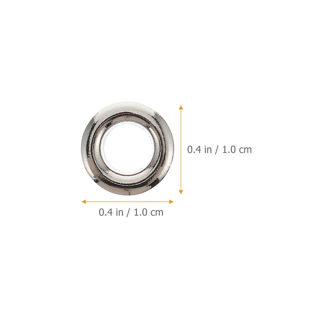 

100Pcs Window Curtain Grommets Easy Install Lightweight No Rust Nice Finishing Decorative Accessory Curtain Grommets