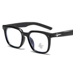 Campus Style Women Glasses Square Shape Anti Blue Light Woman Eyeglasses High Quality Men's Glasses Frame