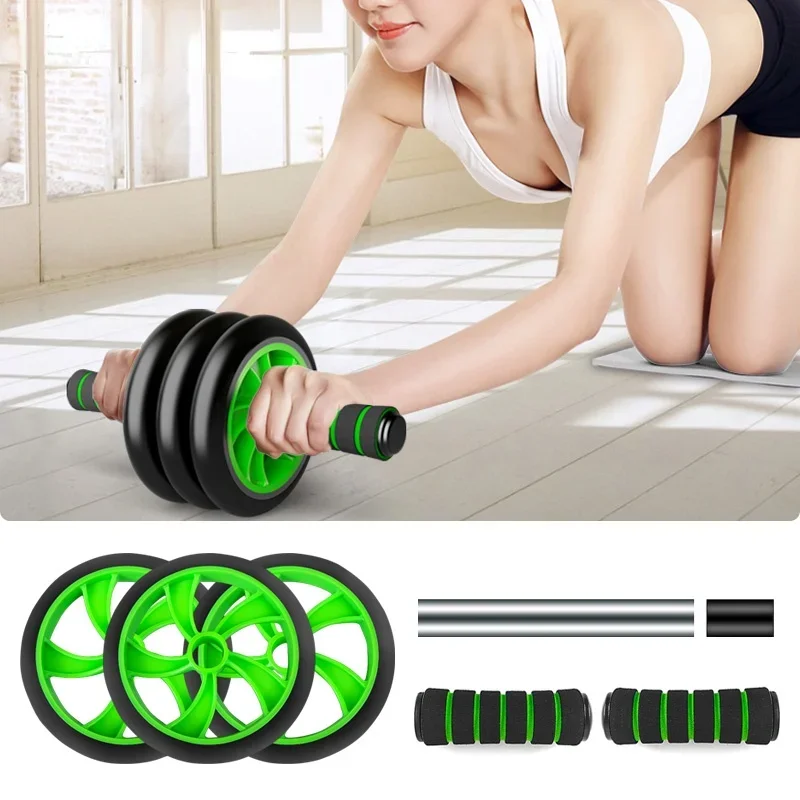 Abdominal Wheel Push Up Stand Bar Abdominal Wheel Roller Jump Rope Grip Strength Exercise Home Gym Fitness Muscle Trainer