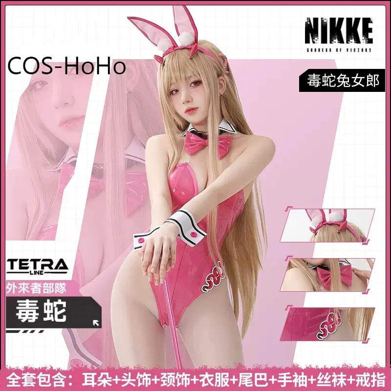 

COS-HoHo NIKKE The Goddess Of Victory Viper Bunny Girl Game Suit Sexy Lovely Cosplay Costume Halloween Easter Party Outfit Women