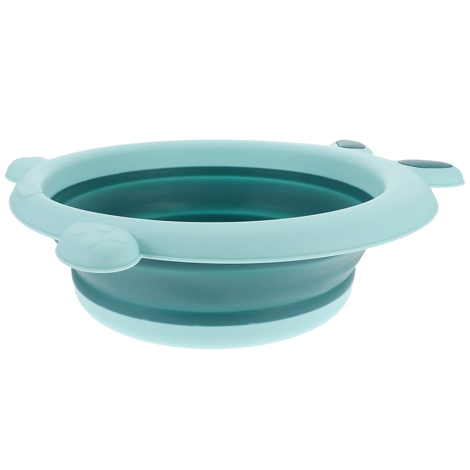 حوض غسيل الطفل القابل للطي تصميم أرنب صغير حوض محمول قابل للطي للسفر في الهواء الطلق للأطفال أداة تنظيف الوجه واليدين والقدمين