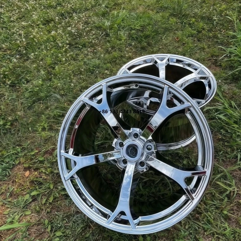 

VLC chrome bright silver forged wheels, concave design 19-inch wheels, silver chrome V1 G37 Q50 wheels, chrome wheels