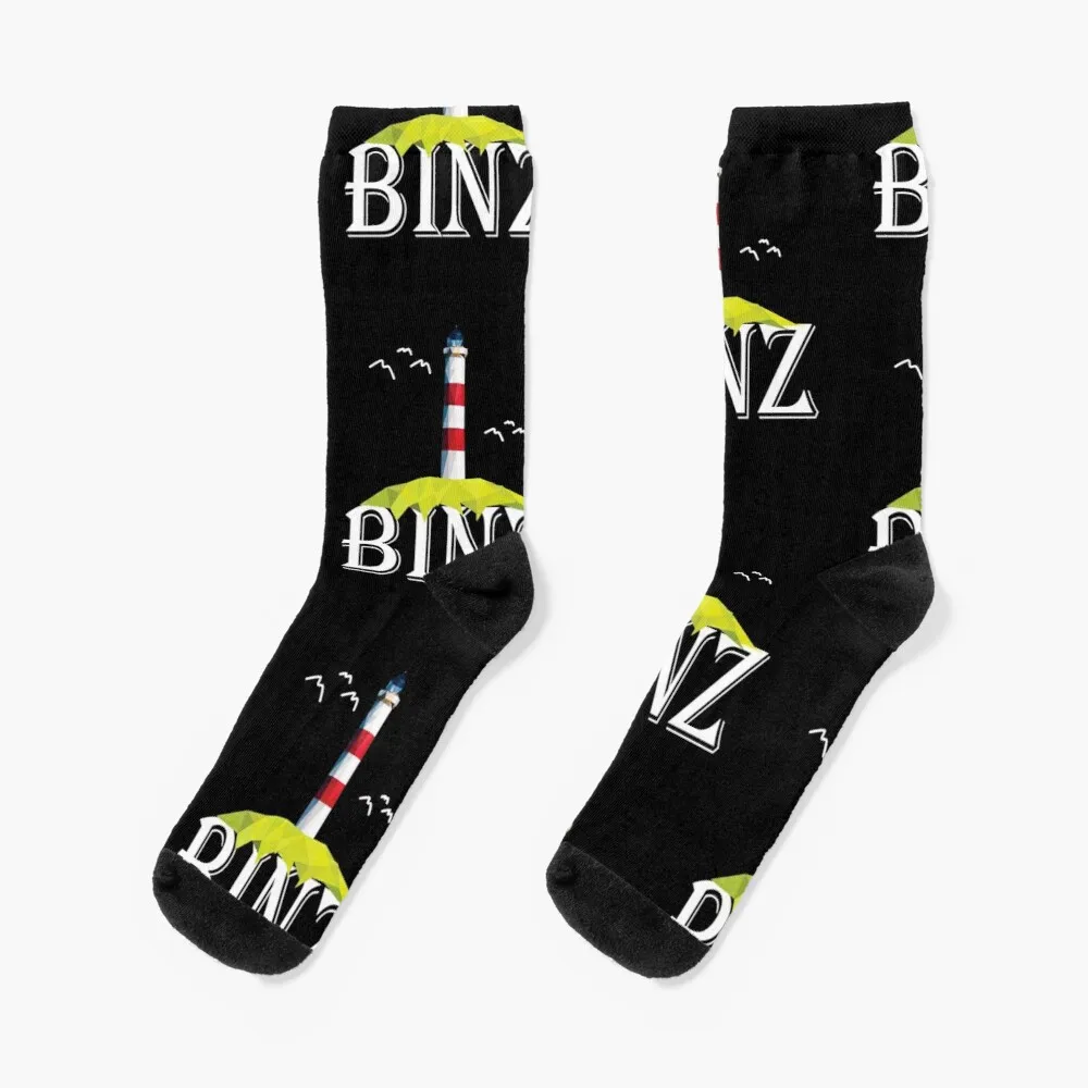 

Binz Baltic Sea Ruegen Summer Vacation Coast Gifts Socks Anime Socks