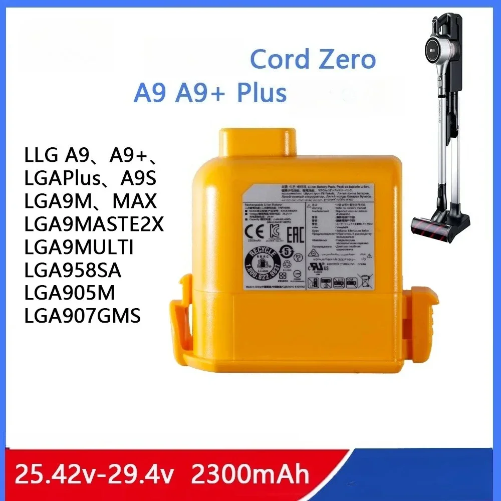 New for LG A9, A9 + A9 PLUS A905M A907GMS A905RM series vacuum cleaner battery