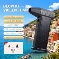 X9 Turbo Jet Blower 600000RPM Powerful Air Blower Brushless Motor Turbo Fan Wind Speed 58m/s 8000mAh Souffleur Air Puissant Tool