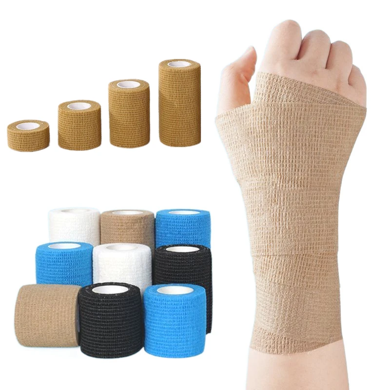 

1 Roll Breathable Bandage Adhesive Elastic Wound Dressing Patch Non-woven Skin Plaster First Aid Gauze Bandage Tape