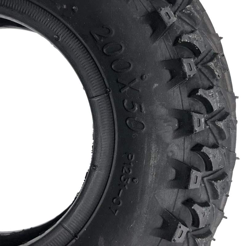 2X (8Inch X 2Inch) 200X50 (8Inch)Tire Fit For Electric Gas Scooter(Inner Tube Included) Wheelchair Wheel