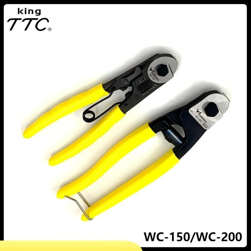

TSUNODA TTC WC-150/WC-200 Кабельный резак с пружиной 1 шт. 150/200 мм, оригинальные японские плоскогубцы для резки троса для тяжелых условий эксплуатации