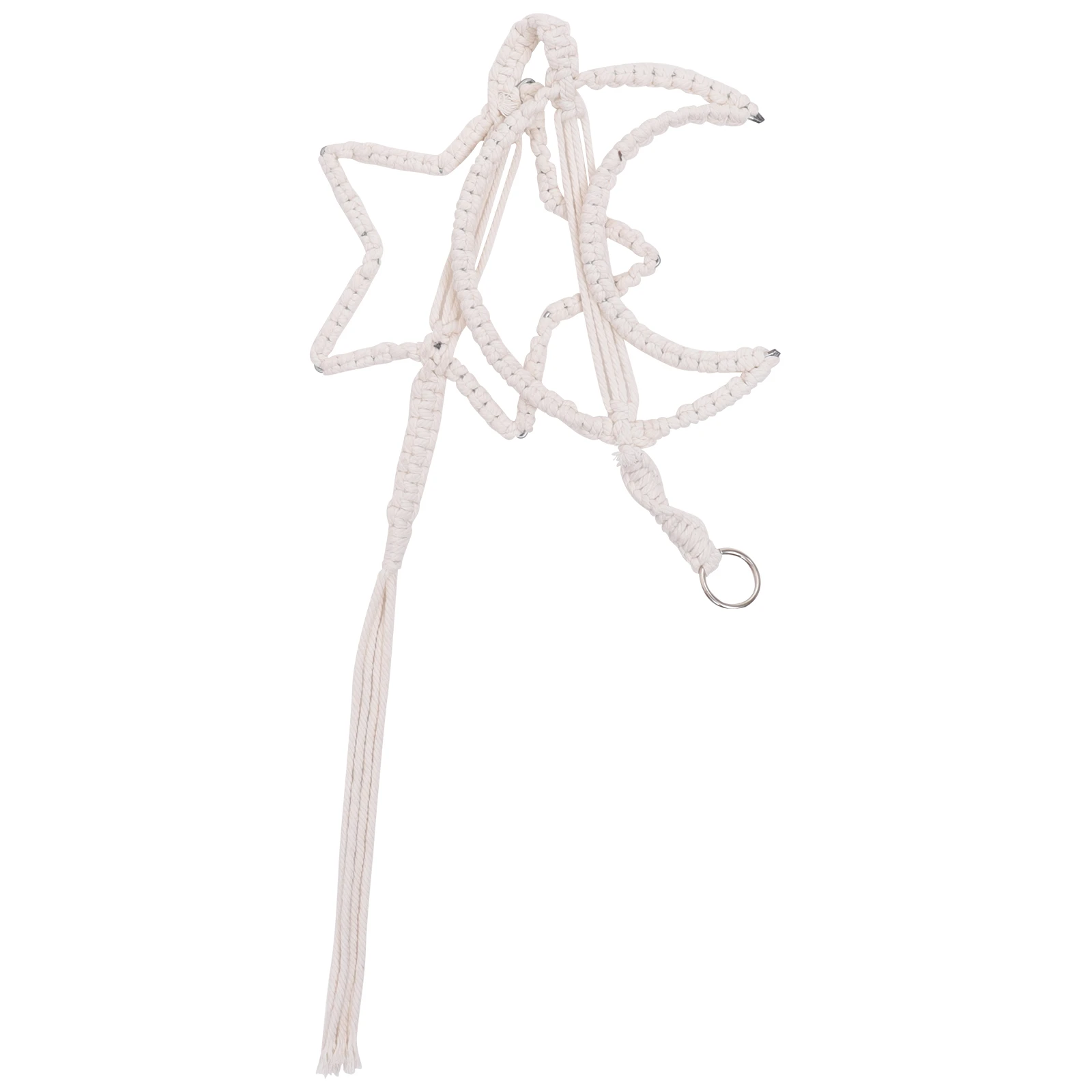 

Cotton Rope Plant Hanger Strong Durable Natural Material Cotton Plant Rope Hanging Decor Tassel St