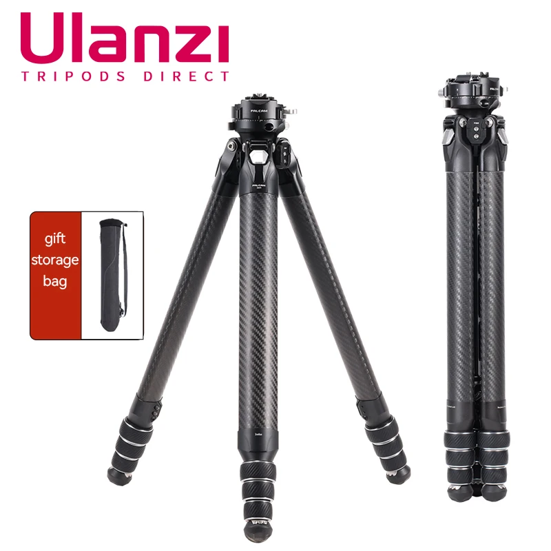 

Ulanzi Falcam TreeRoot 1.552m Carbon Fiber Camera Tripod For DSLR Portable Travel Tripod with 360 Degree Panorama Ball Head