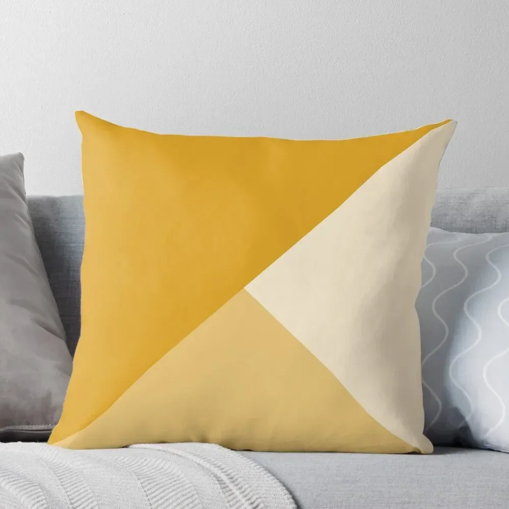 

Gradient Geometry - Mustard Throw Pillow Christmas Pillow Covers covers for pillows pillow