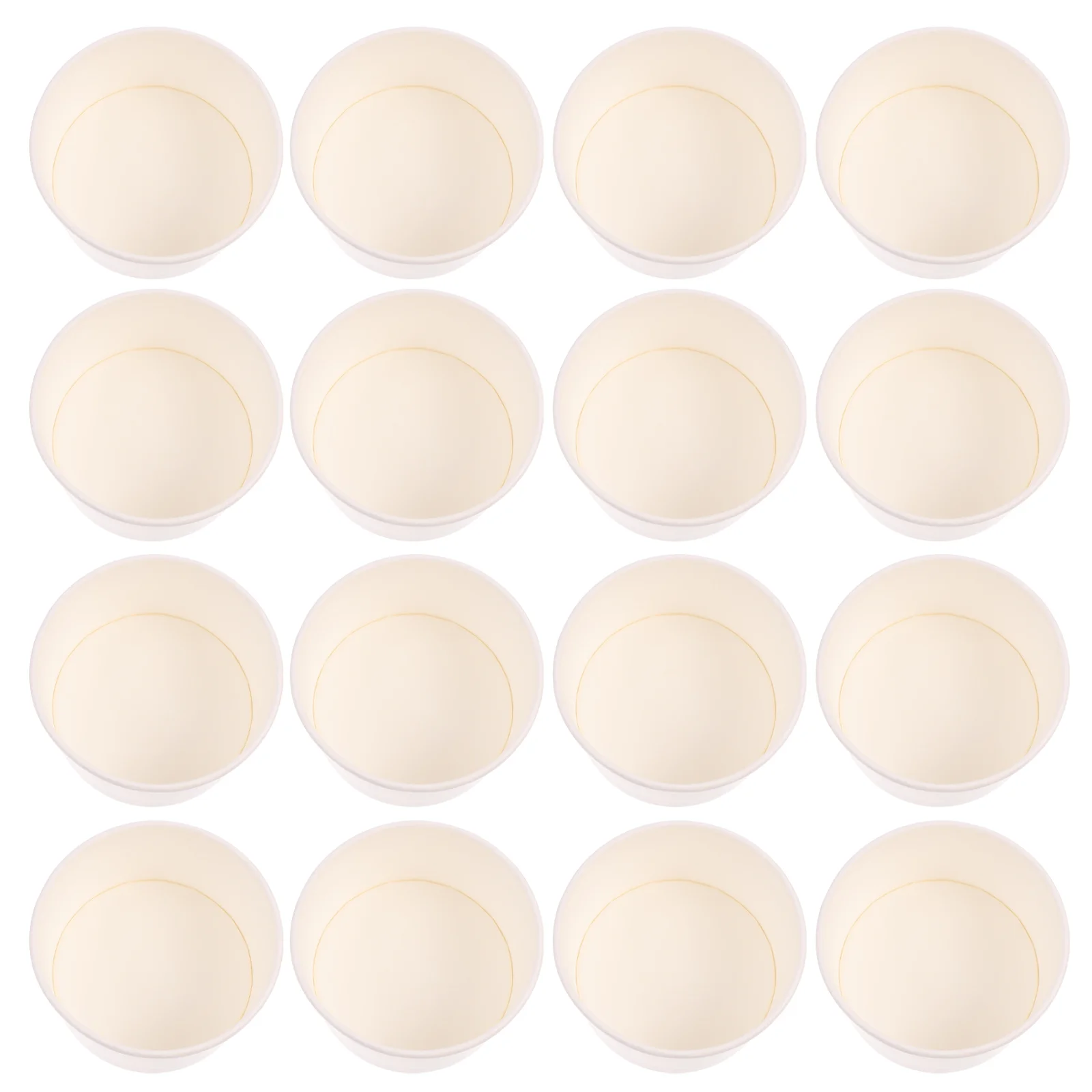 

100 Pcs Ice Cream Cups Snack Yogurt Cake Jelly Pudding Bowl Dessert Container Paper