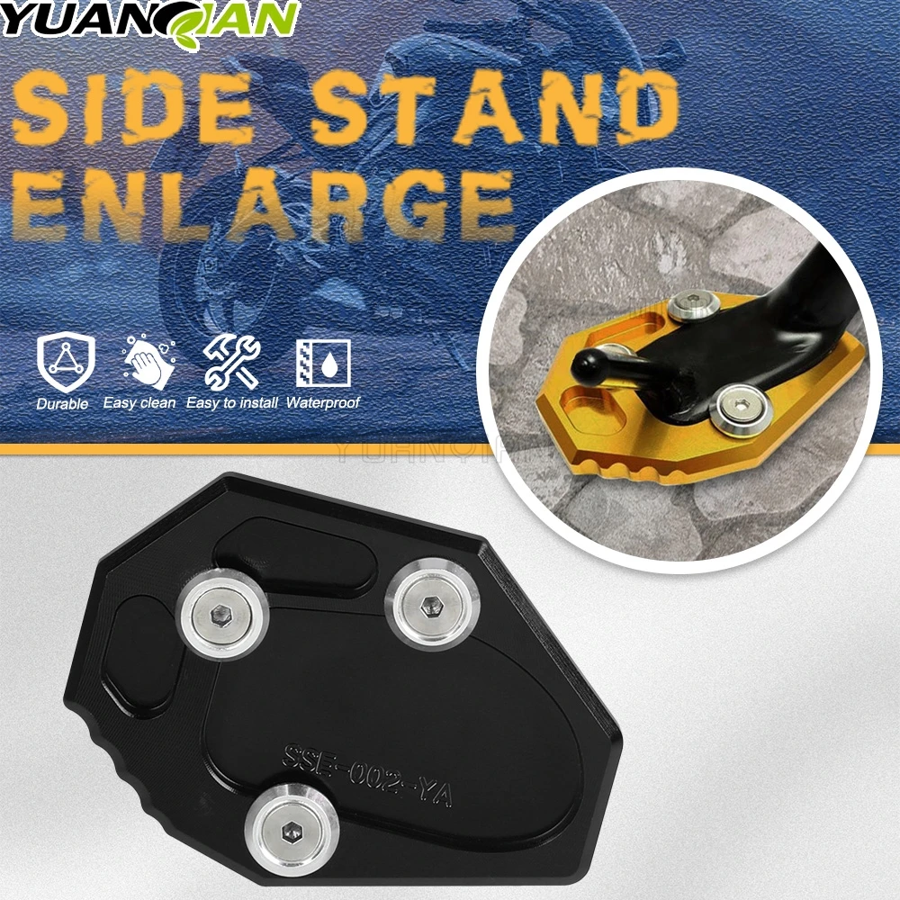 

For Yamaha FZ6 Fazer 04-09 Motorcycle Kickstand Side Stand Enlarge Extension FZ6 FAZER 2004 2005 2006 2007 2008 2009 fz6 fazer