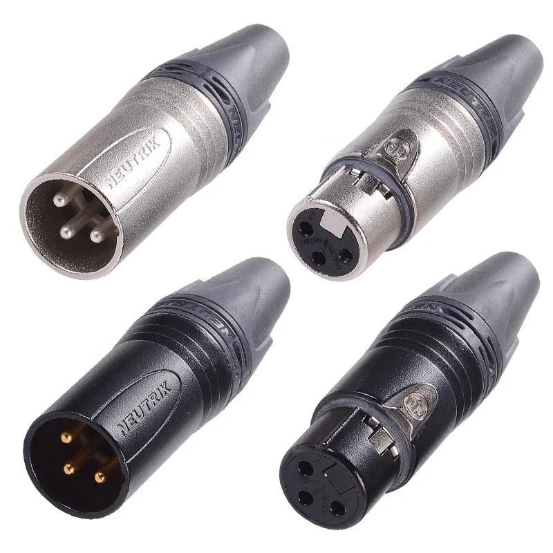 20PCS/lot FOR NEUTRIK connector 10PCS NC3MXX & 10PCS NC3FXX Male et femelle Un ensemble 3 Broches XLR Connecteur avec!