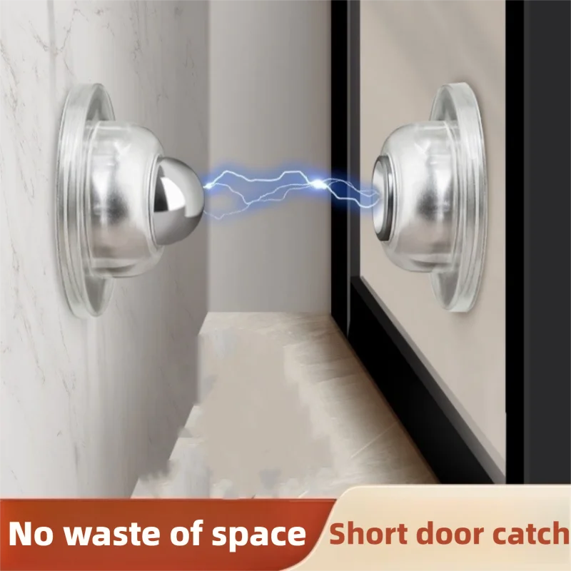 

Мощный магнитный дверной стопор, короткий, противоударный, ветрозащитный, силиконовый, для дома, без сверления, бесшумный ограничитель для двери