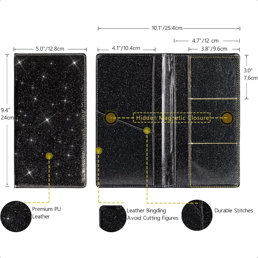 Porta carte di registrazione e assicurazione dell'auto, porta documenti per patente di veicolo, vano portaoggetti, organizer per interni, accessori per auto per W
