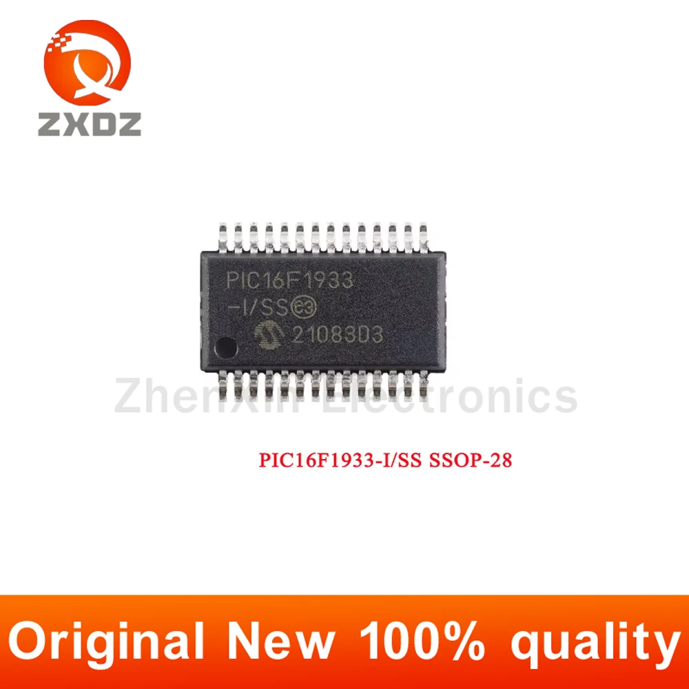 5PCS/SS PIC16F1933 PIC16F1933-I/SS PIC16F PIC16 PIC16F1933-I 8 Bit CMOS Flash Microcontroller IC Chip