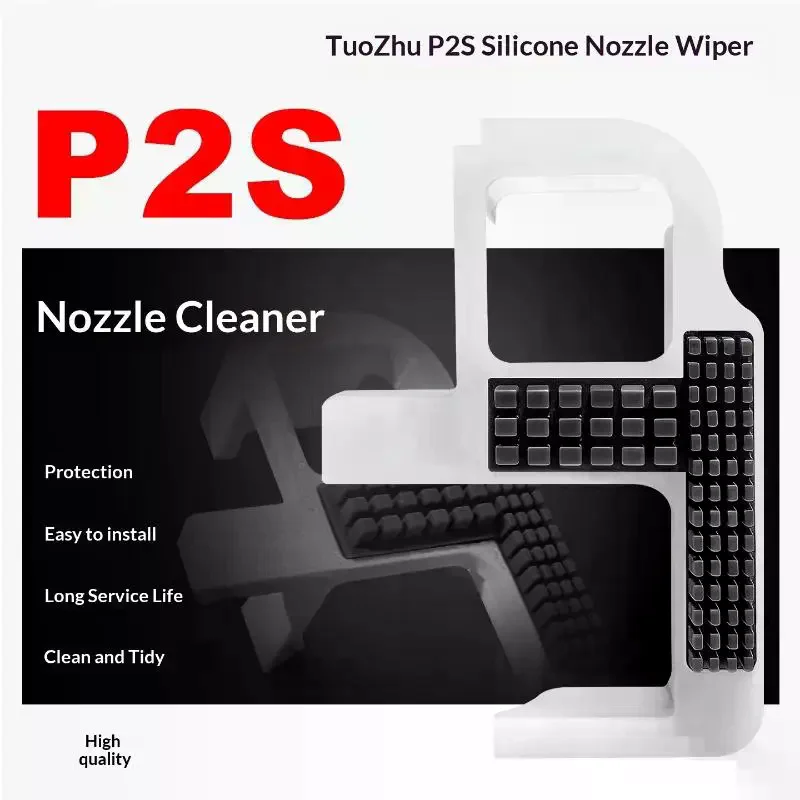1/2 Sets Upgrade Silicone Brush Nozzle For Bambu Lab P2S Nozzle Wiper Cleaner Strong Cleaning Ability Tools Accessories