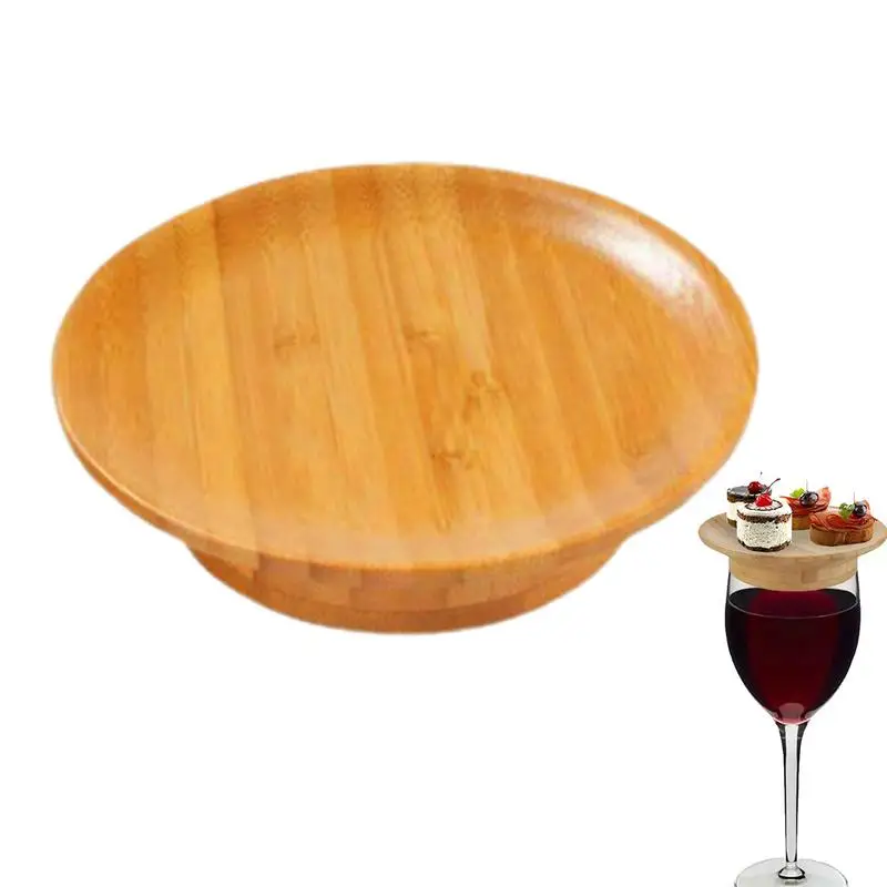 

1pcs Charcuterie Wine Toppers Charcuterie Coasters Wine Glass Topper Boards Round Wine Glass Covers For Serving Appetizers