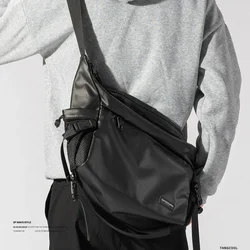 Large Capacity Men's Chest Pack Casual Hip Hop Travel Unisex Crossbody Bag High Quality Storage Shoulder Bag