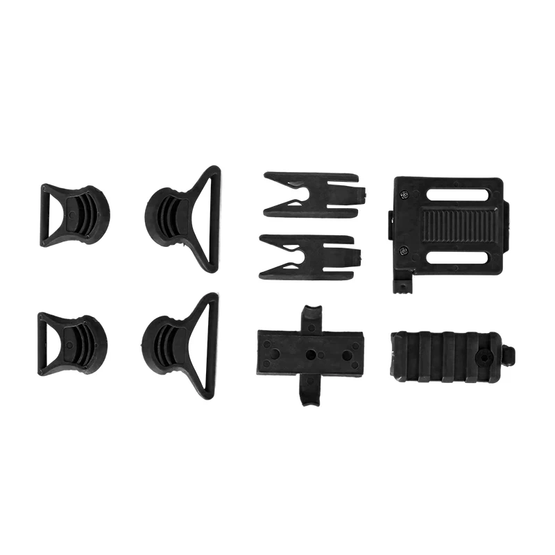 

Emersongear Fast Helmet Goggle Swivel Clips Set 9PCS For Helmet Side Rails Wargame Paintball Outdoor Tactical Combat Mount