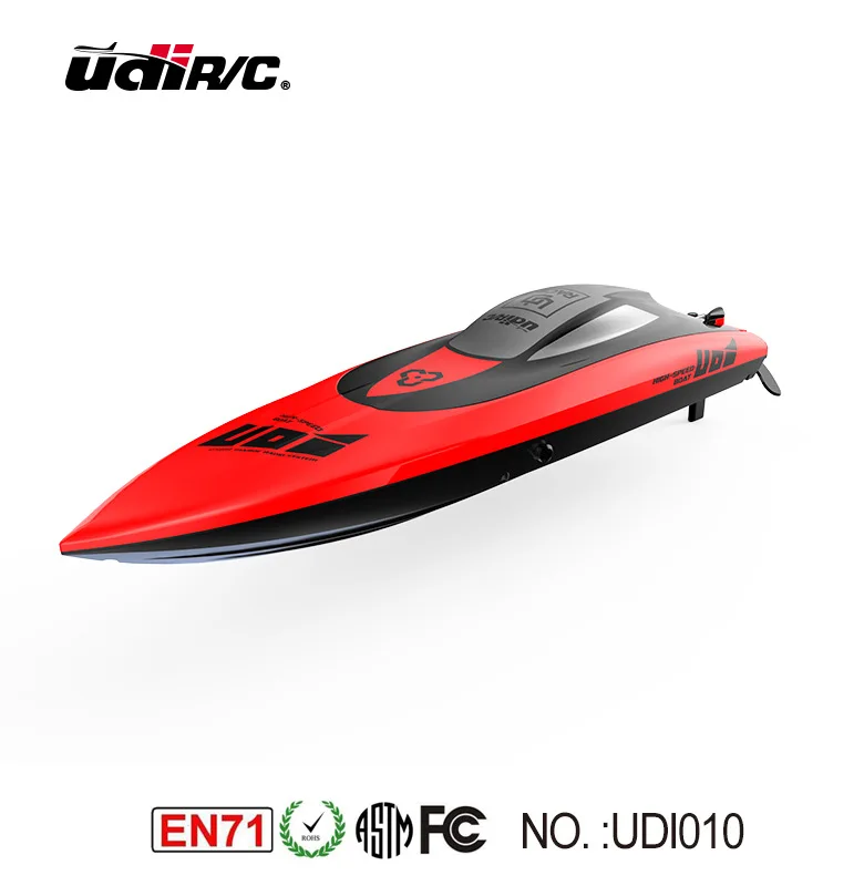 UDiRC UDI010 RC Boat High Speed 40Km/H 2.4GHz Waterproof Brushless Motor RC Racing Boat For Pools And Lake Toys Gift For Kids